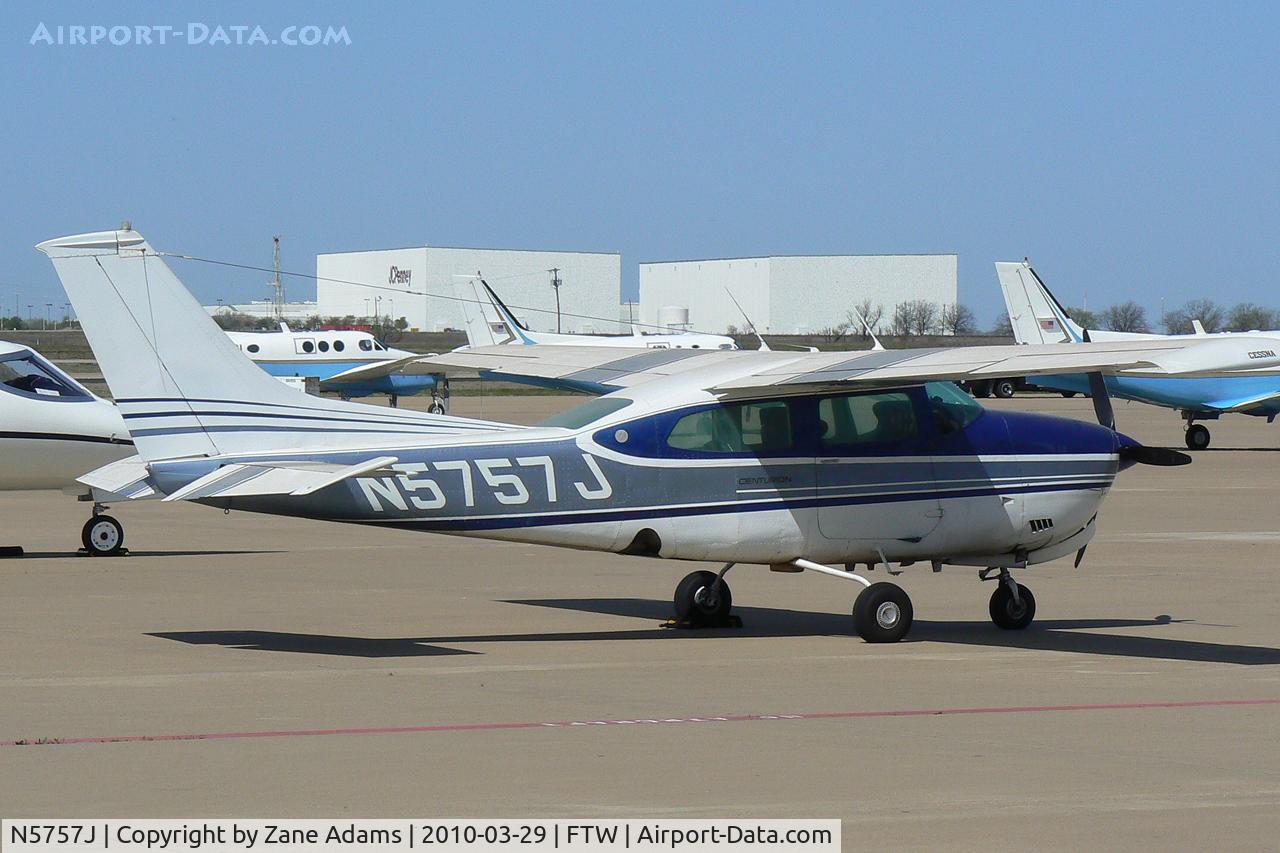 N5757J, 1971 Cessna 210K Centurion C/N 21059457, At Alliance Airport - Fort Worth, TX