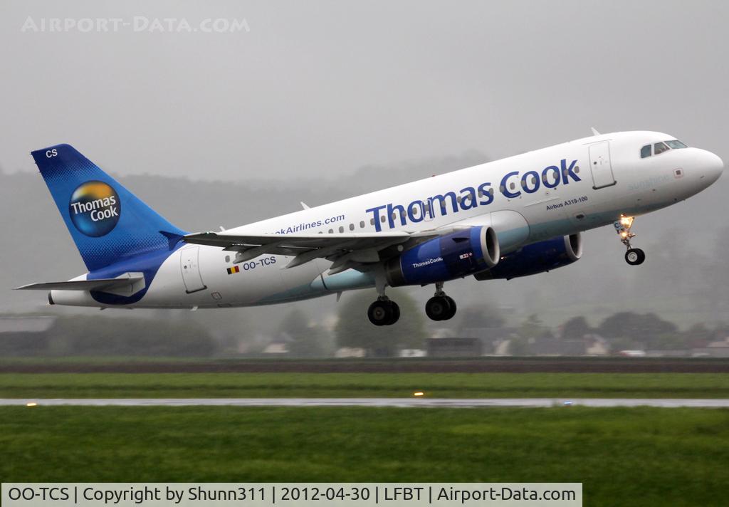 OO-TCS, 2004 Airbus A319-132 C/N 2362, Takingo ff rwy 02