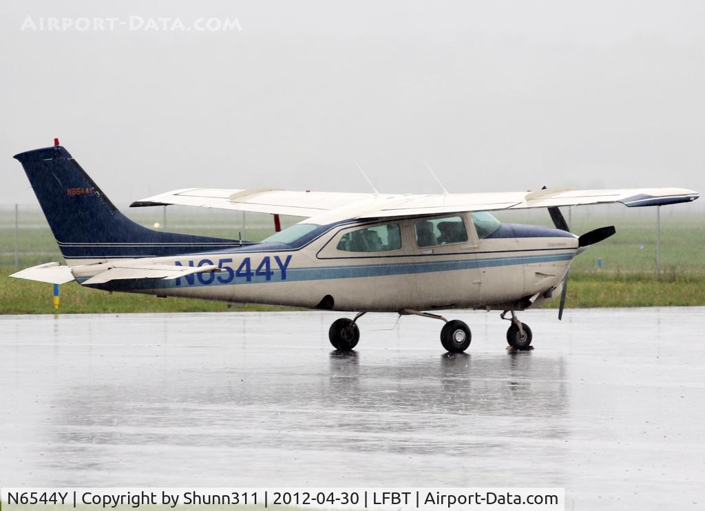 N6544Y, 1981 Cessna T210N Turbo Centurion C/N 21064429, Parked at the General Aviation area...