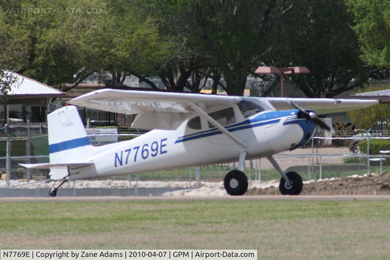 N7769E, 1959 Cessna 150 C/N 17569, At Grand Prairie Municipal Airport