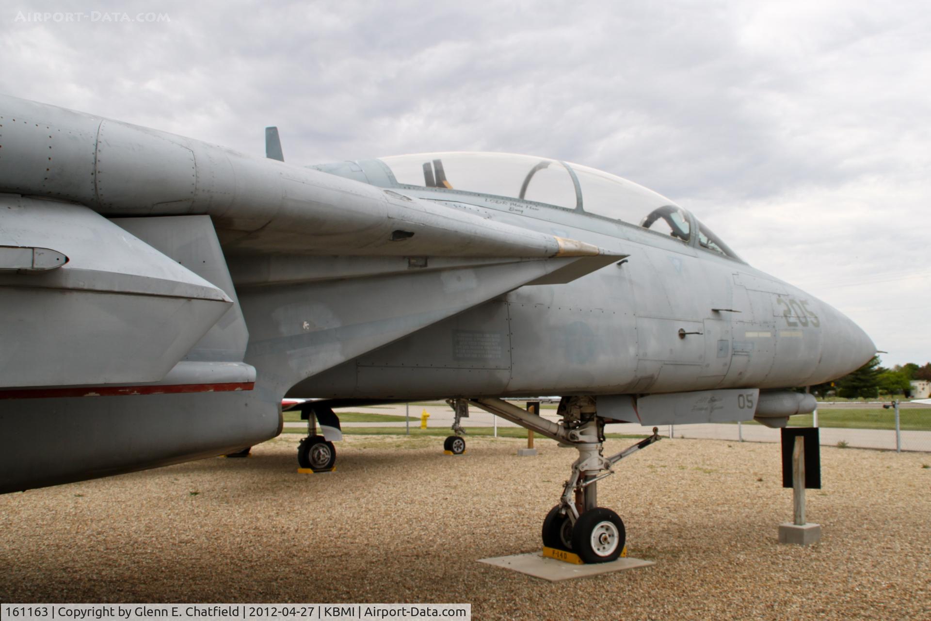 161163, Grumman F-14DR Tomcat C/N 390, At the Prairie Aviation Museum
