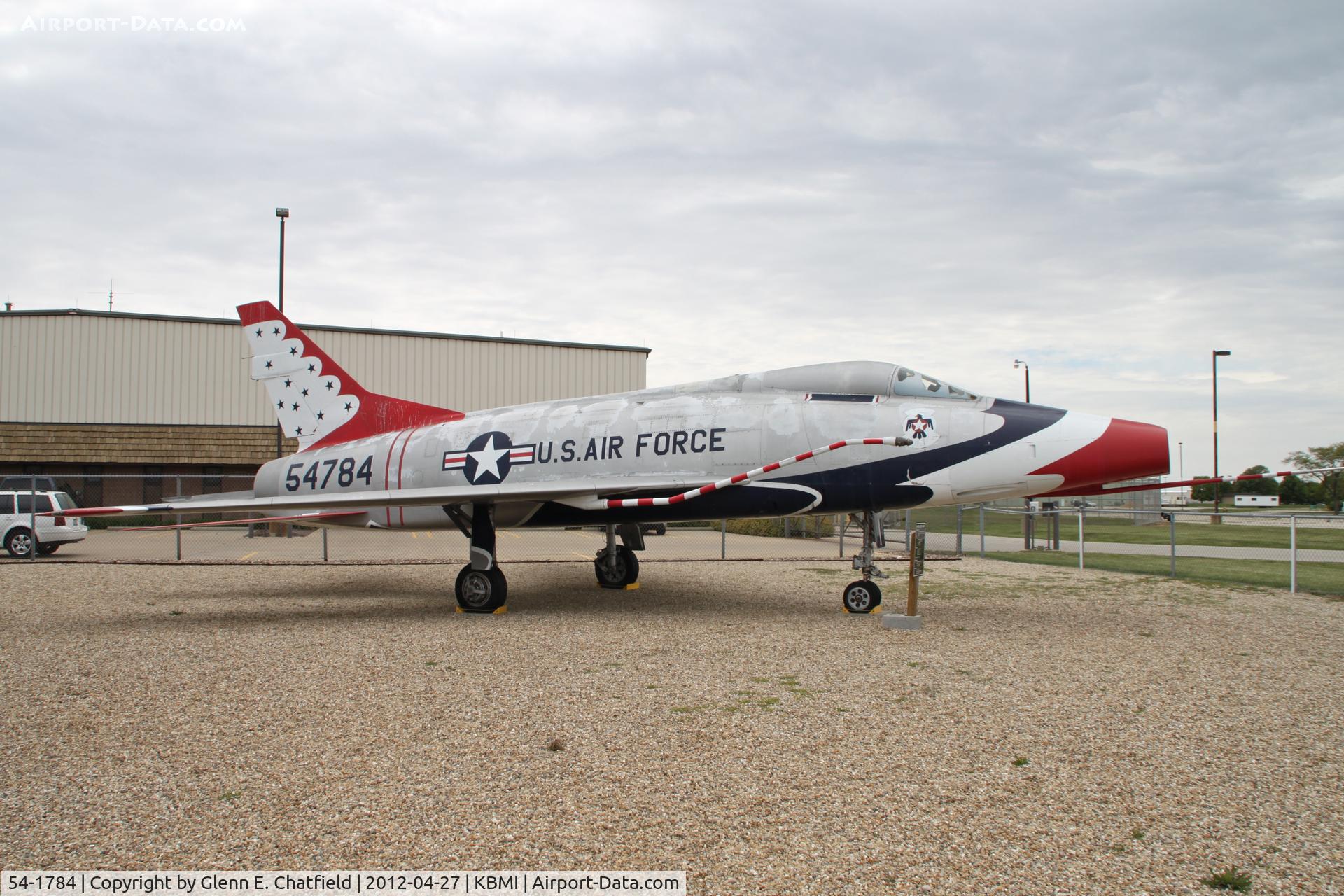 54-1784, 1955 North American F-100C Super Sabre C/N 217-45, At the Prairie Aviation Museum
