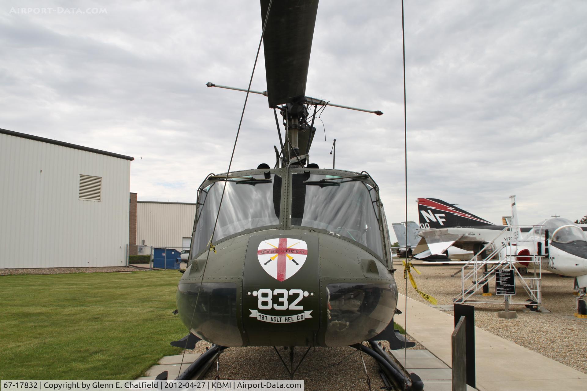 67-17832, 1967 Bell UH-1H Iroquois C/N 10030, At the Prairie Aviation Museum