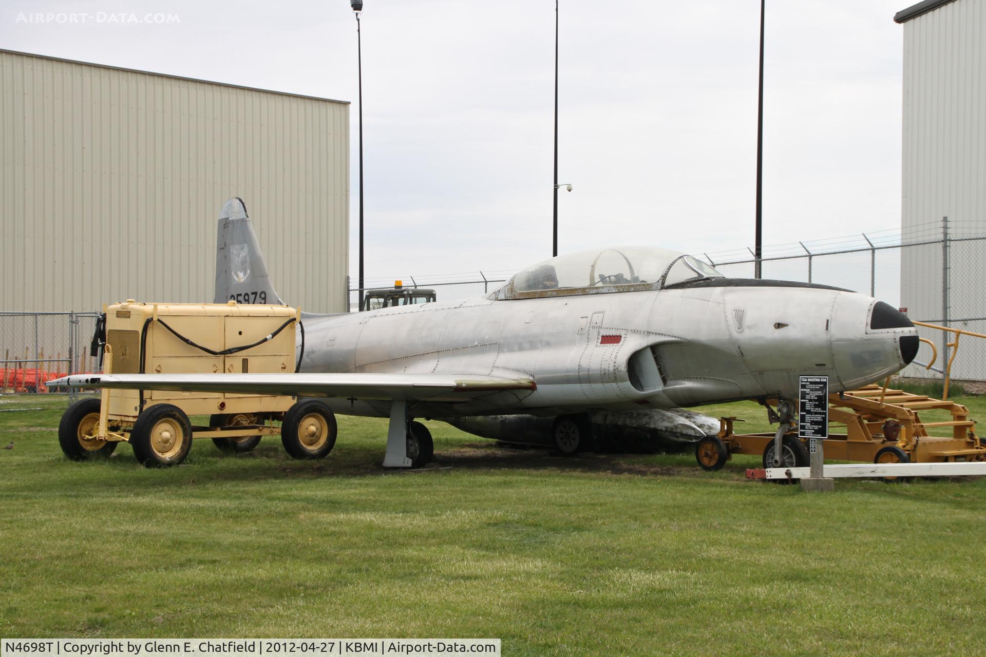 N4698T, 1954 Lockheed T-33A Shooting Star C/N 580-9461, At the Prairie Aviation Museum
