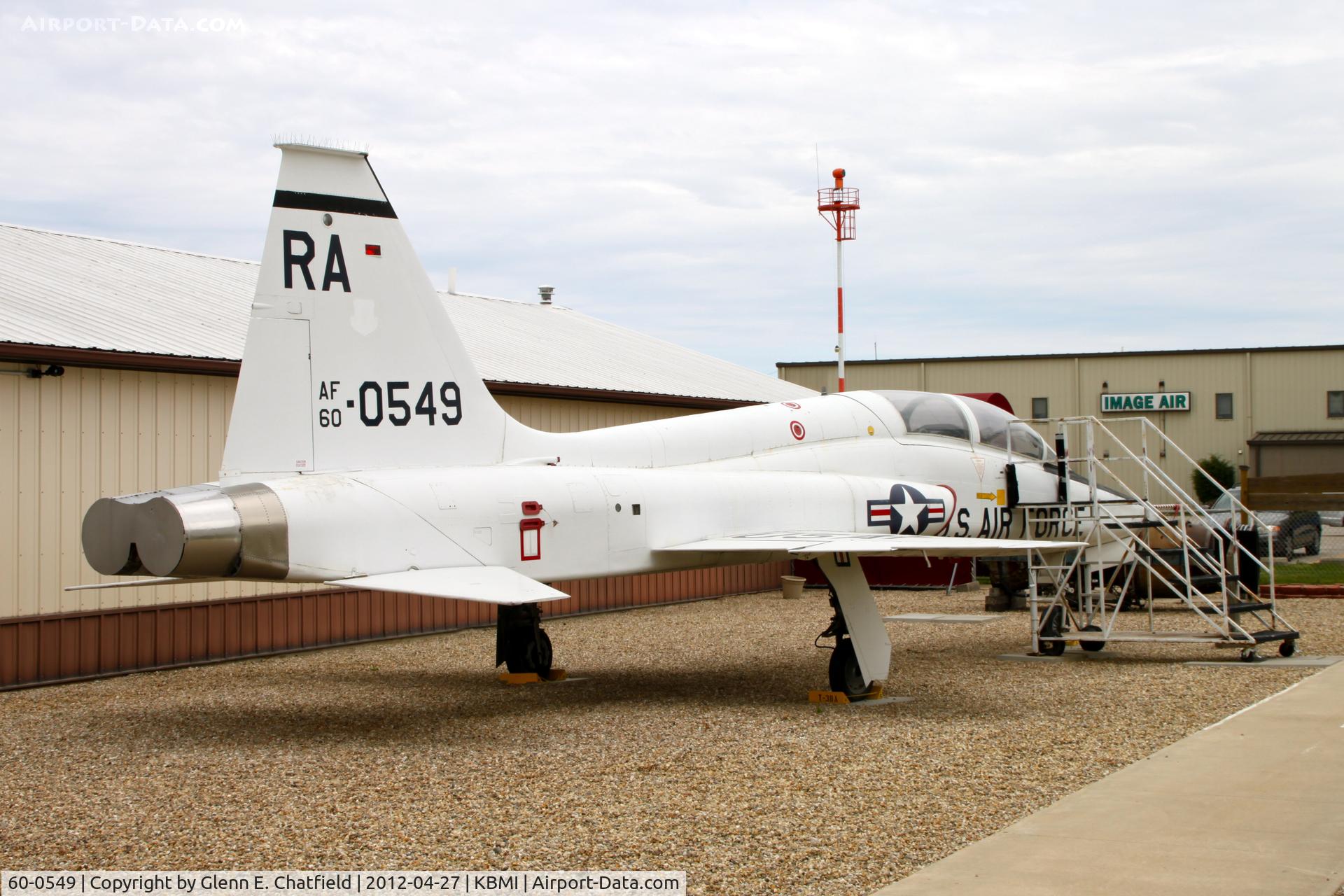60-0549, 1960 Northrop T-38A Talon C/N N.5122, At the Prairie Aviation Museum
