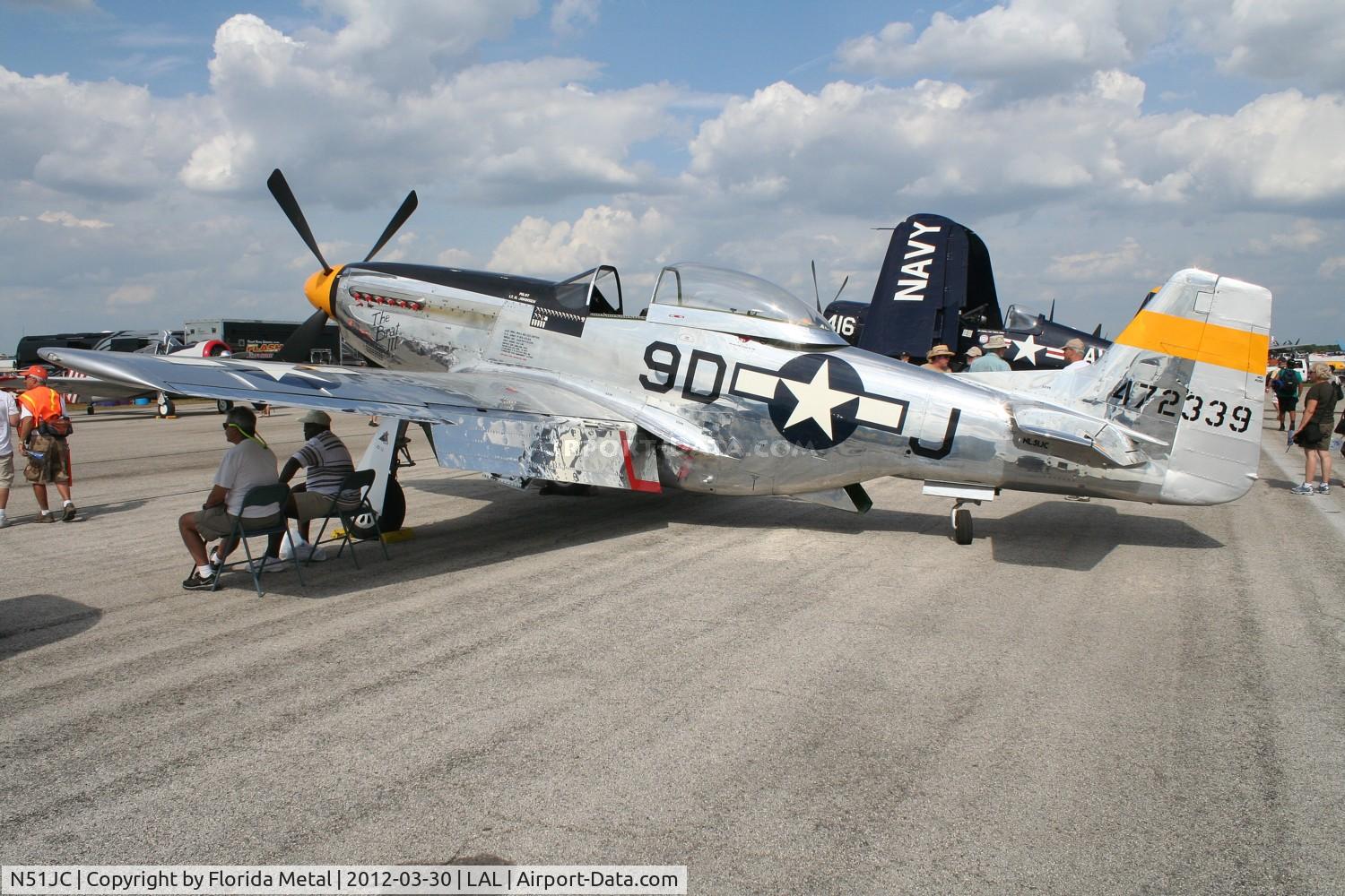 N51JC, 1944 North American P-51D Mustang C/N 122-38798, The Brat III