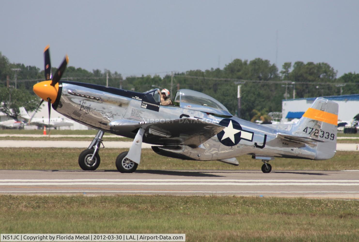 N51JC, 1944 North American P-51D Mustang C/N 122-38798, The Brat III