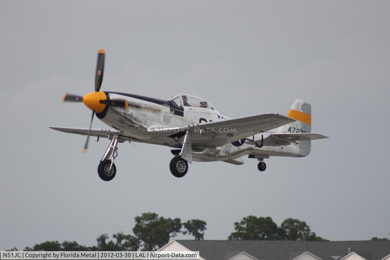 N51JC, 1944 North American P-51D Mustang C/N 122-38798, The Brat III