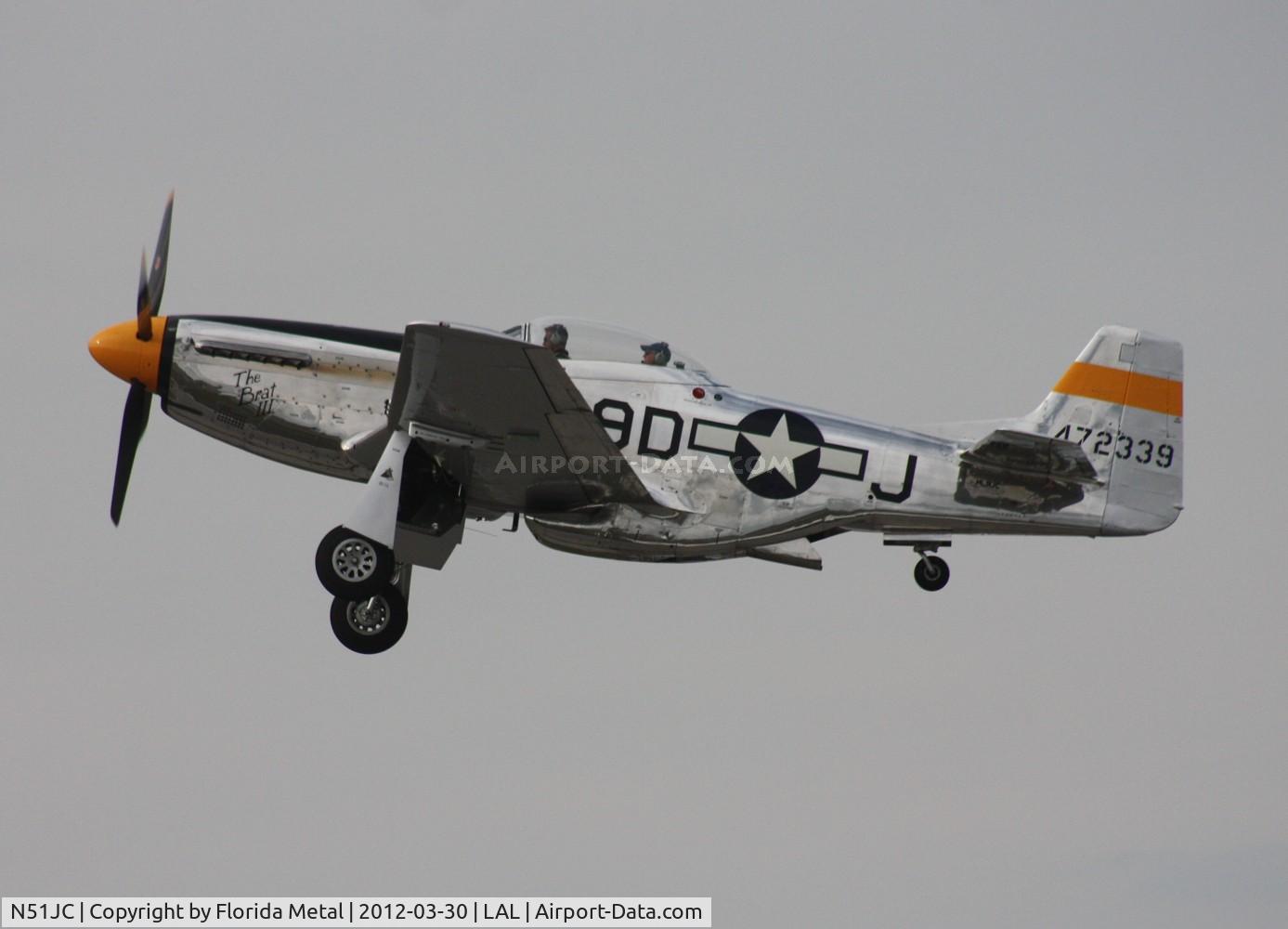 N51JC, 1944 North American P-51D Mustang C/N 122-38798, The Brat III