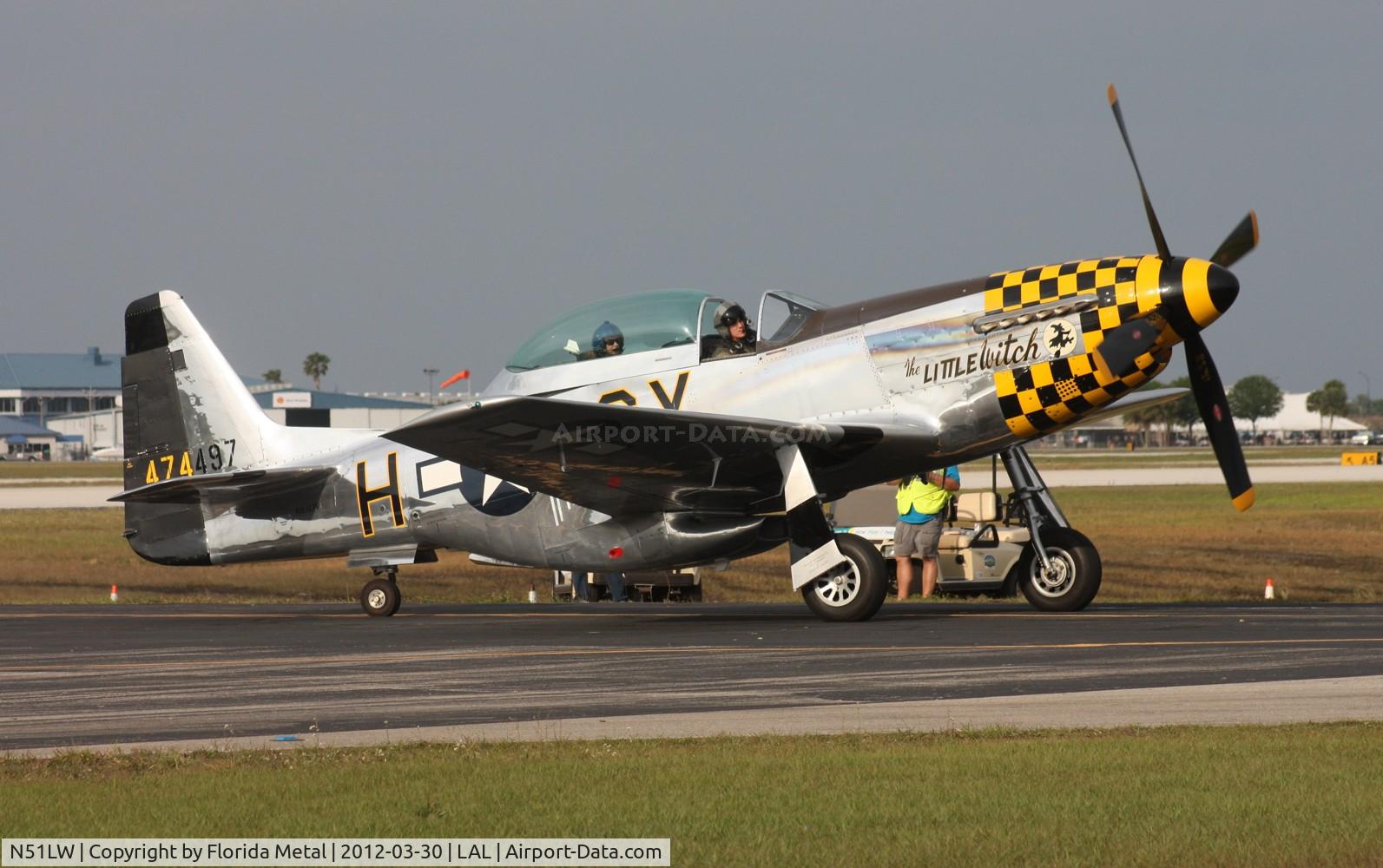 N51LW, 1962 North American P-51D Mustang C/N 122-41037, Little Witch