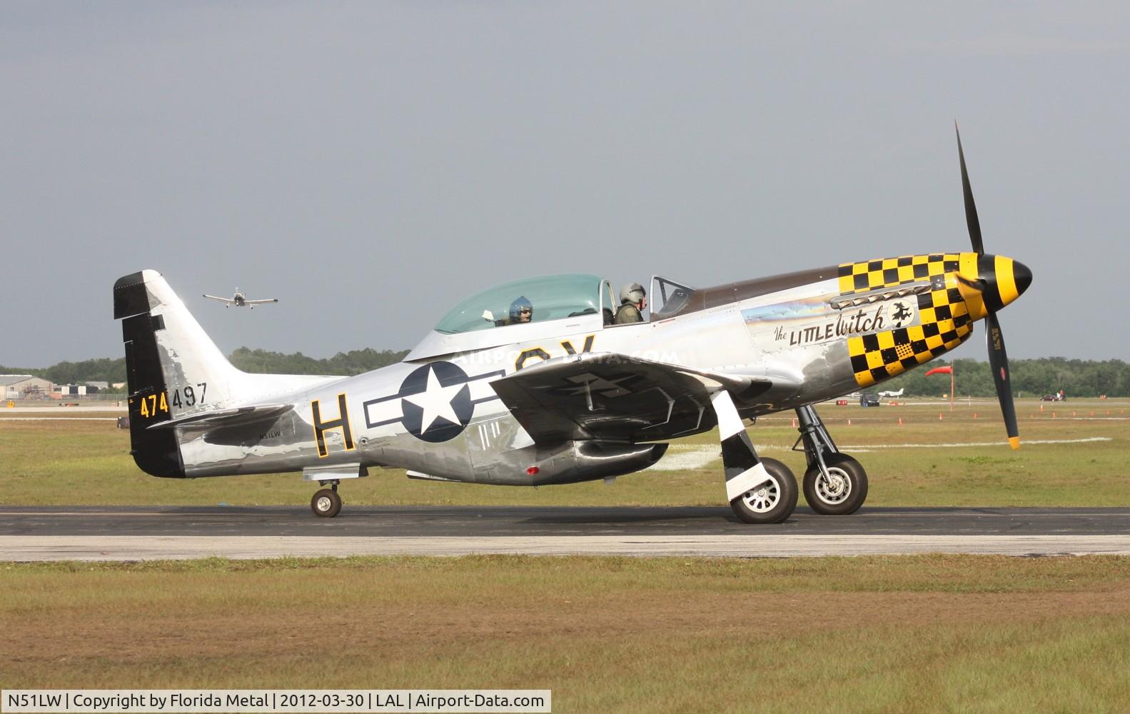 N51LW, 1962 North American P-51D Mustang C/N 122-41037, Little Witch