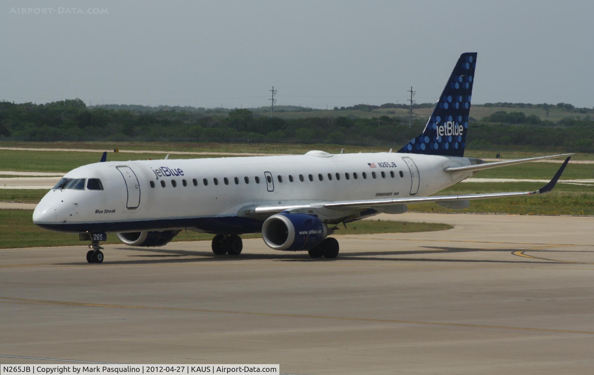 N265JB, 2006 Embraer ERJ-190-100 IGW 190AR C/N 19000049, ERJ 190-100 IGW
