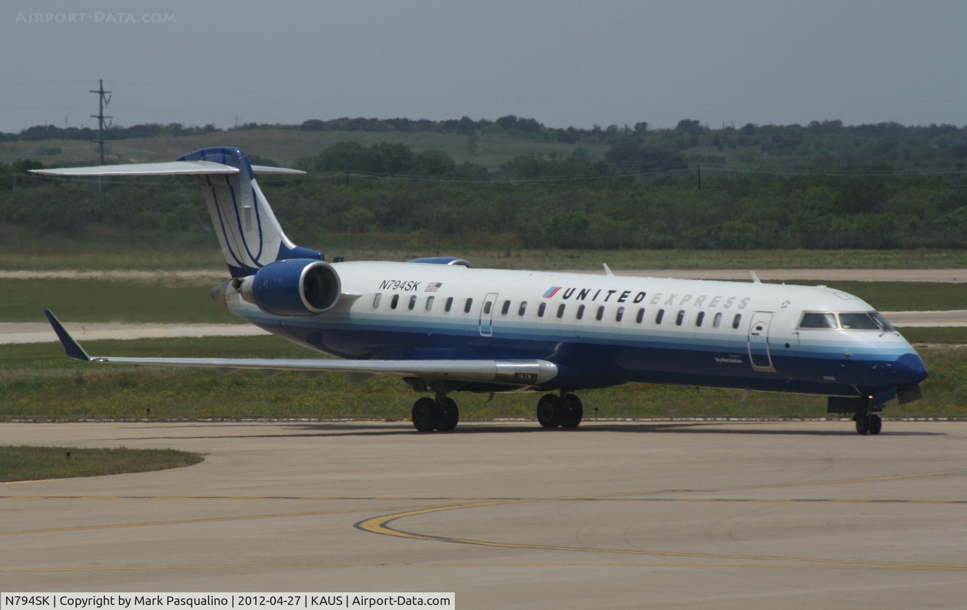 N794SK, 2010 Bombardier CRJ-702ER (CL-600-2C10) Regional Jet C/N 10298, CL-600-2C10