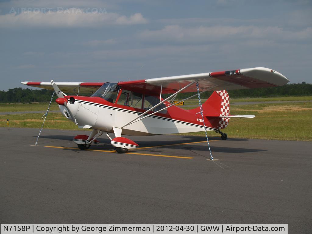 N7158P, 1963 Champion 7GCB C/N 175, Parking