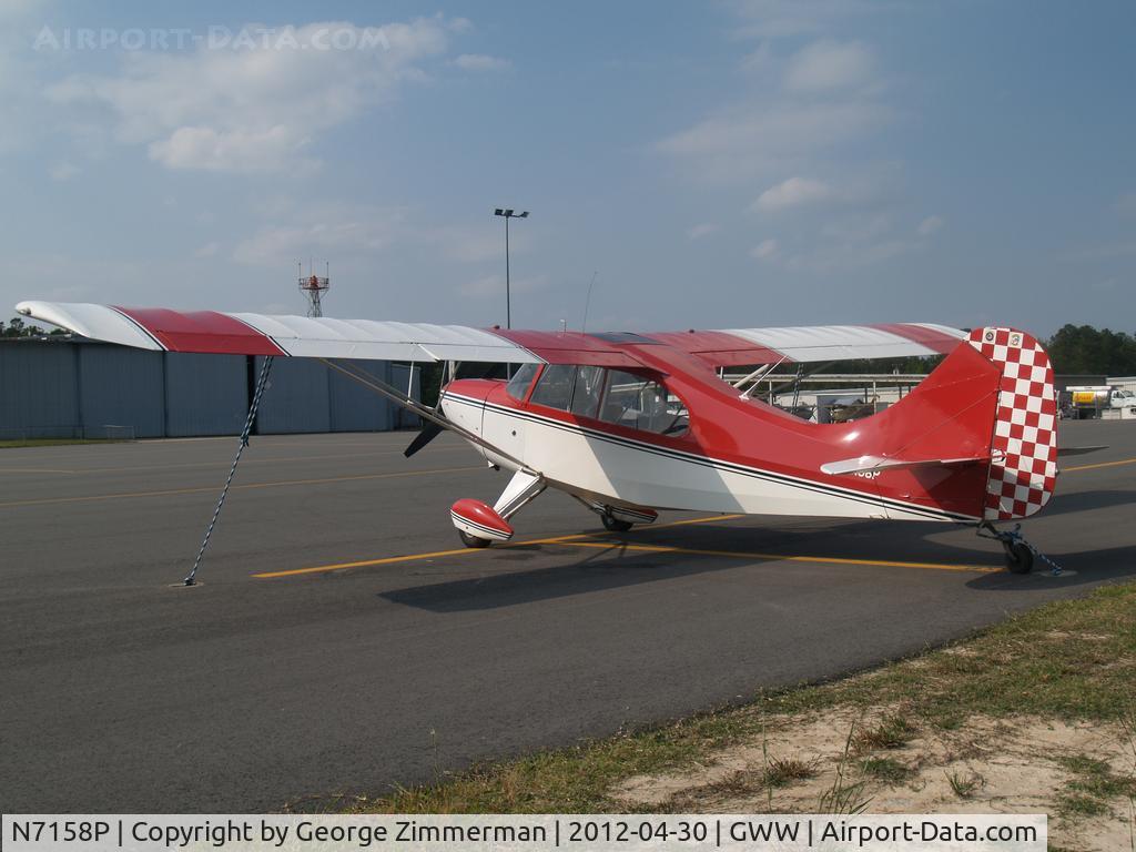 N7158P, 1963 Champion 7GCB C/N 175, Parked