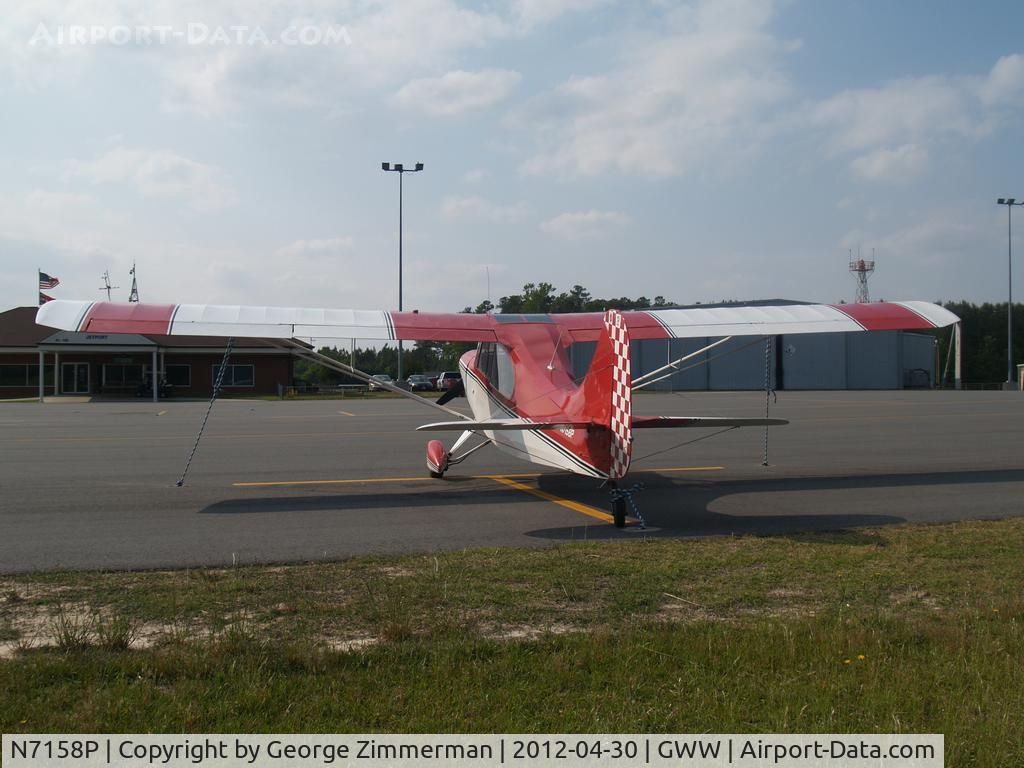 N7158P, 1963 Champion 7GCB C/N 175, Parked