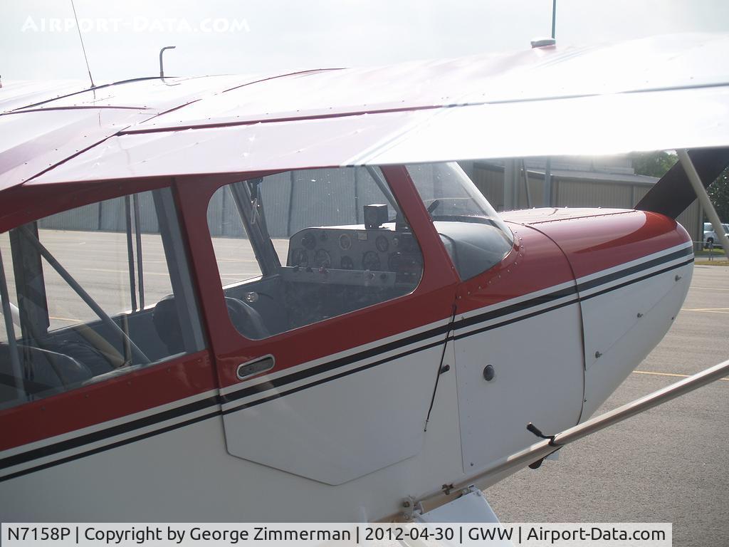 N7158P, 1963 Champion 7GCB C/N 175, Parked