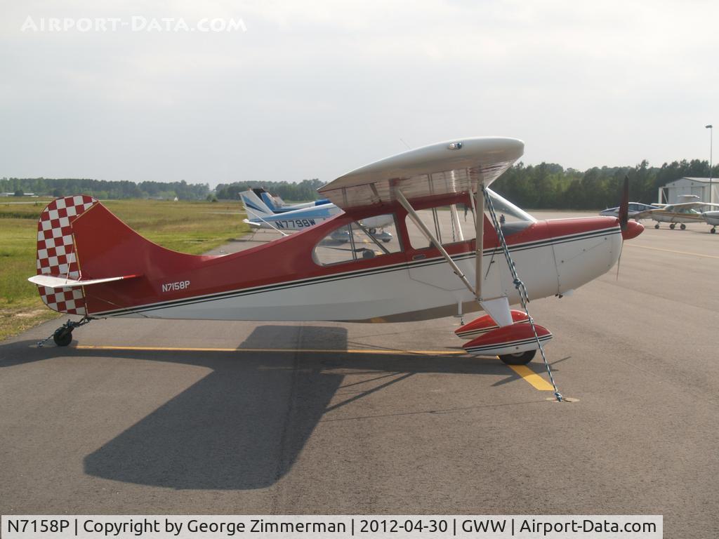 N7158P, 1963 Champion 7GCB C/N 175, Parked