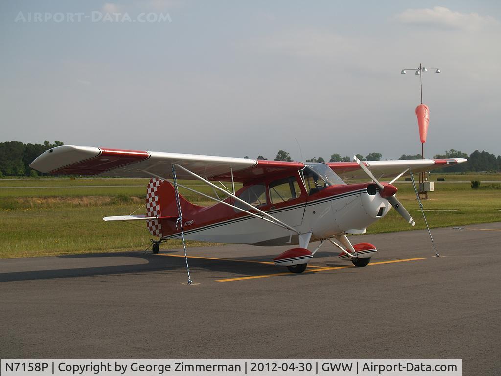 N7158P, 1963 Champion 7GCB C/N 175, Parked