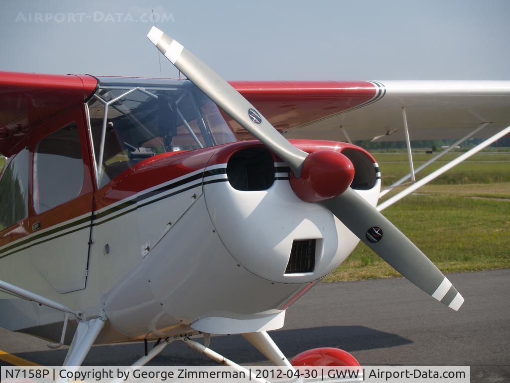 N7158P, 1963 Champion 7GCB C/N 175, Parked
