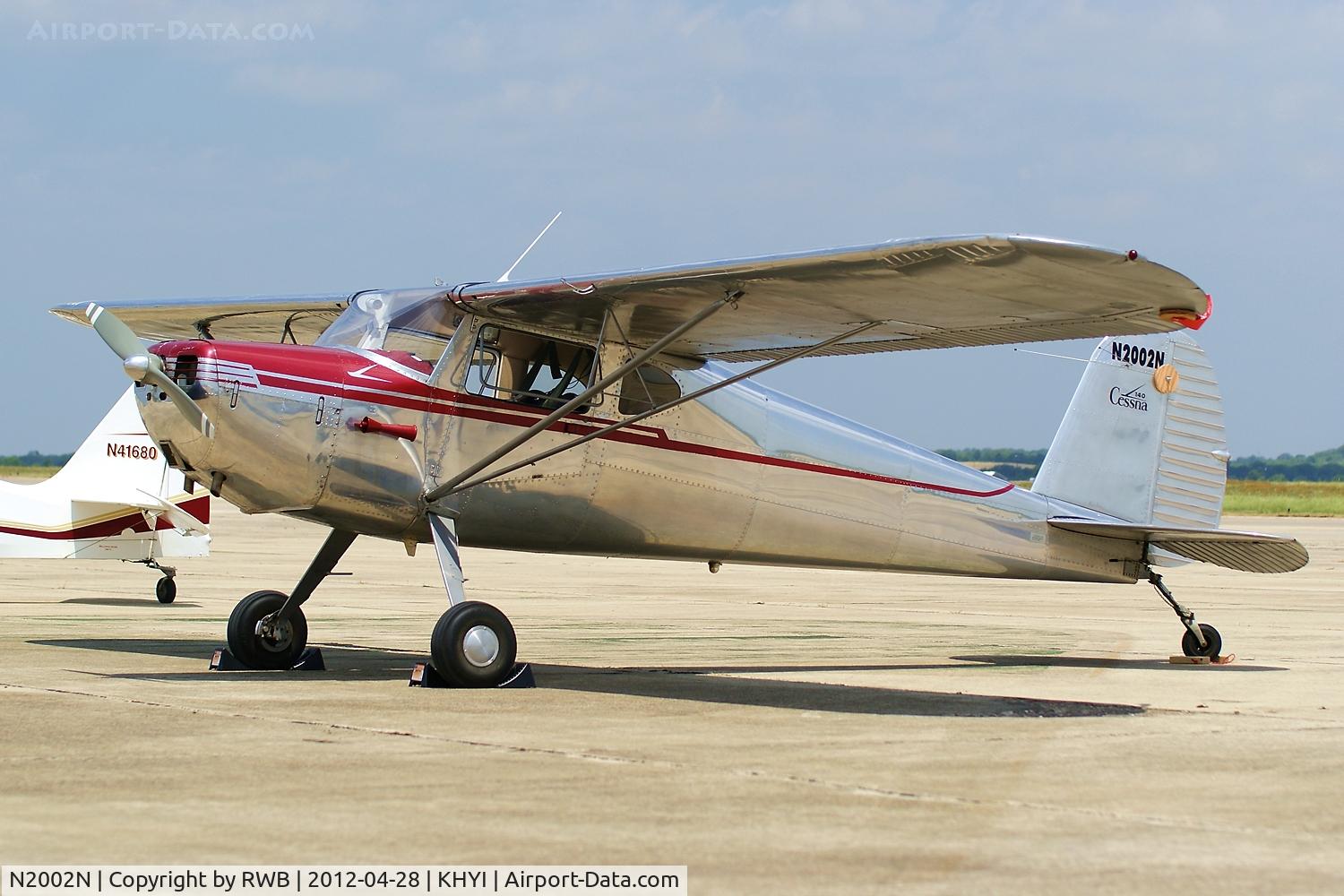 N2002N, 1947 Cessna 140 C/N 12238, Parked