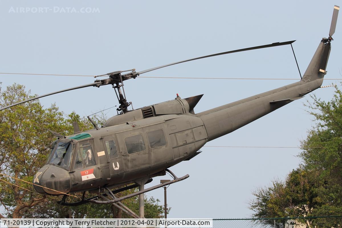 71-20139, 1971 Bell UH-1H Iroquois C/N 12963, At Breyard Veterans Memorial Center Military Museum, Merritt Island, Florida