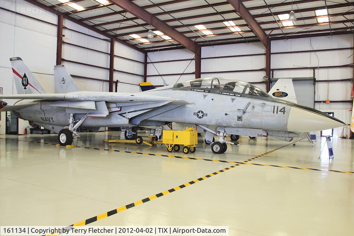 161134, Grumman F-14A-110-GR Tomcat C/N 361, At Valiant Air Command Air Museum, Space Coast Regional  Airport (North East Side), Titusville, Florida