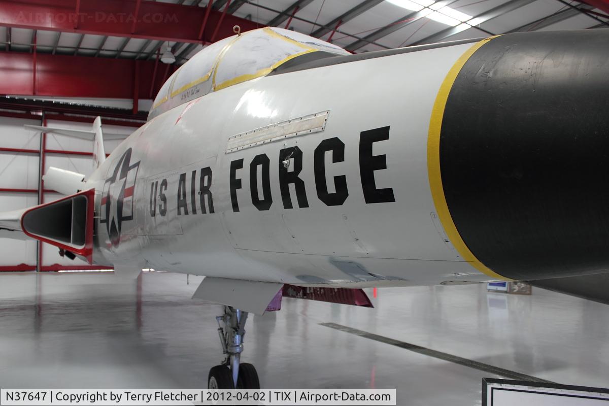 N37647, 1959 McDonnell F-101F Voodoo C/N 724, At Valiant Air Command Air Museum, Space Coast Regional  Airport (North East Side), Titusville, Florida