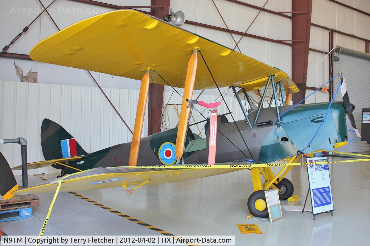 N9TM, 1951 De Havilland DH-82A Tiger Moth II Tiger Moth II C/N 86577, At Valiant Air Command Air Museum, Space Coast Regional  Airport (North East Side), Titusville, Florida