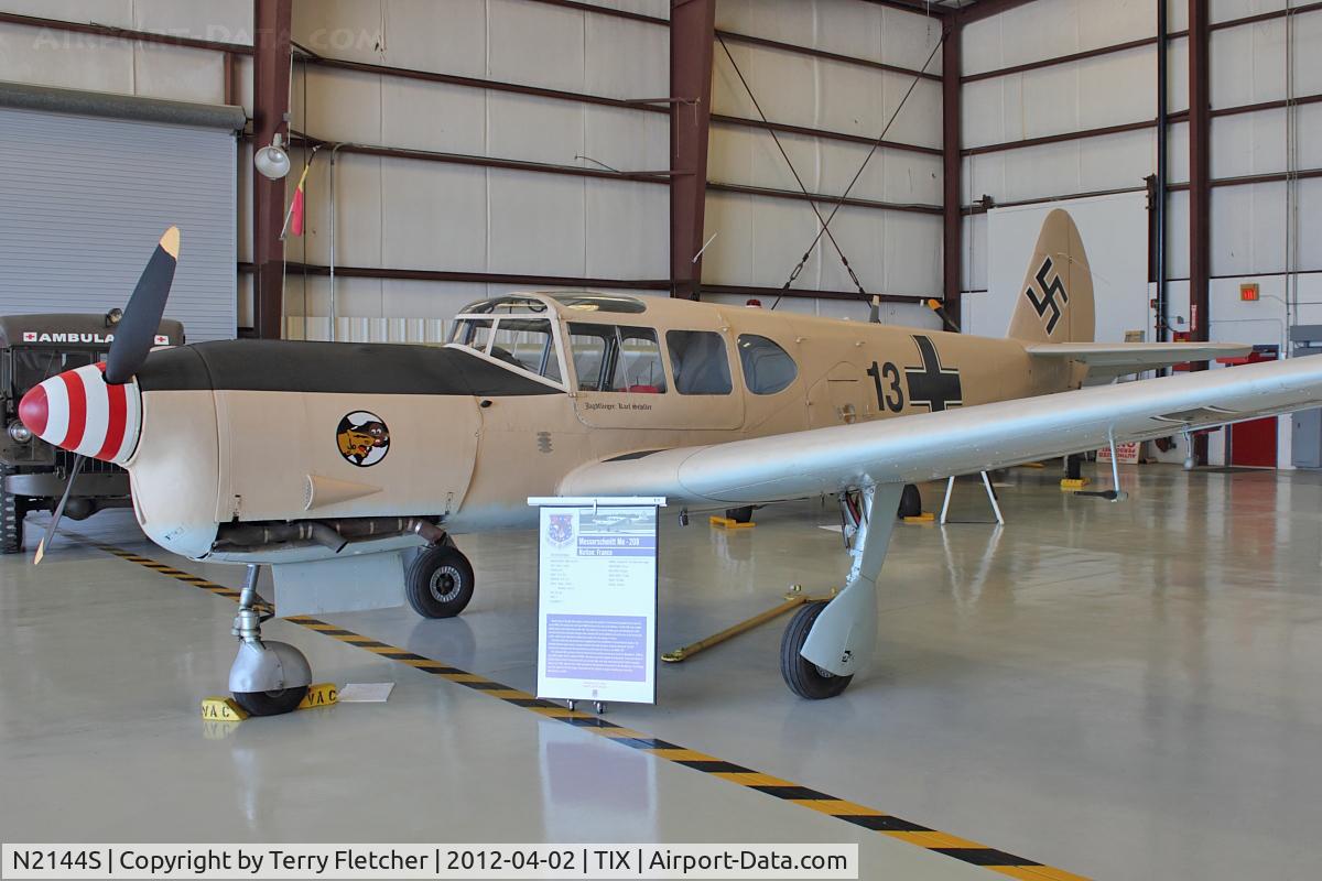 N2144S, Nord 1101 Noralpha C/N 32, At Valiant Air Command Air Museum, Space Coast Regional  Airport (North East Side), Titusville, Florida