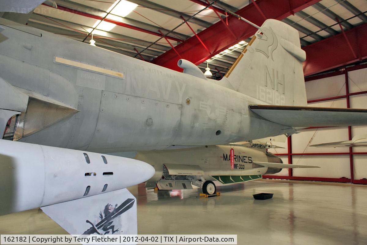 162182, Grumman A-6E Intruder C/N I-675, At Valiant Air Command Air Museum, Space Coast Regional  Airport (North East Side), Titusville, Florida