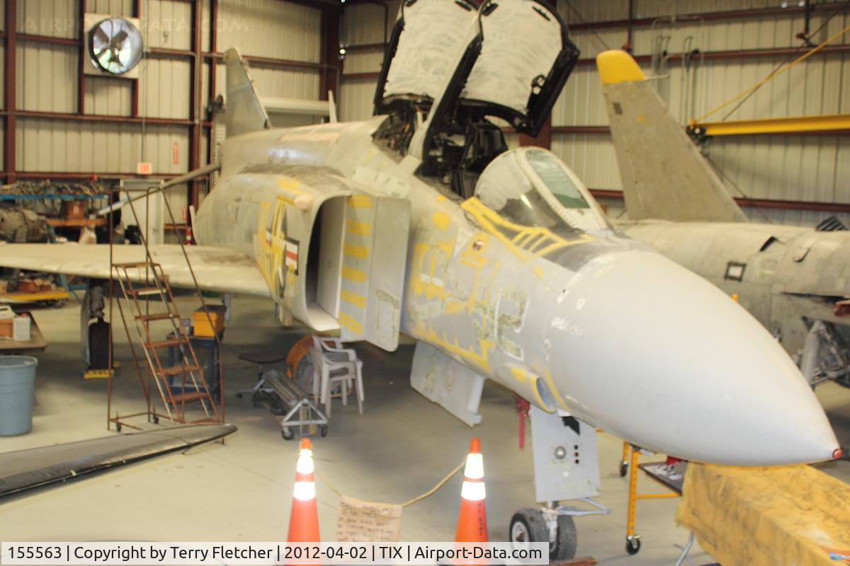 155563, McDonnell F-4J Phantom II C/N 2845, At Valiant Air Command Air Museum, Space Coast Regional  Airport (North East Side), Titusville, Florida