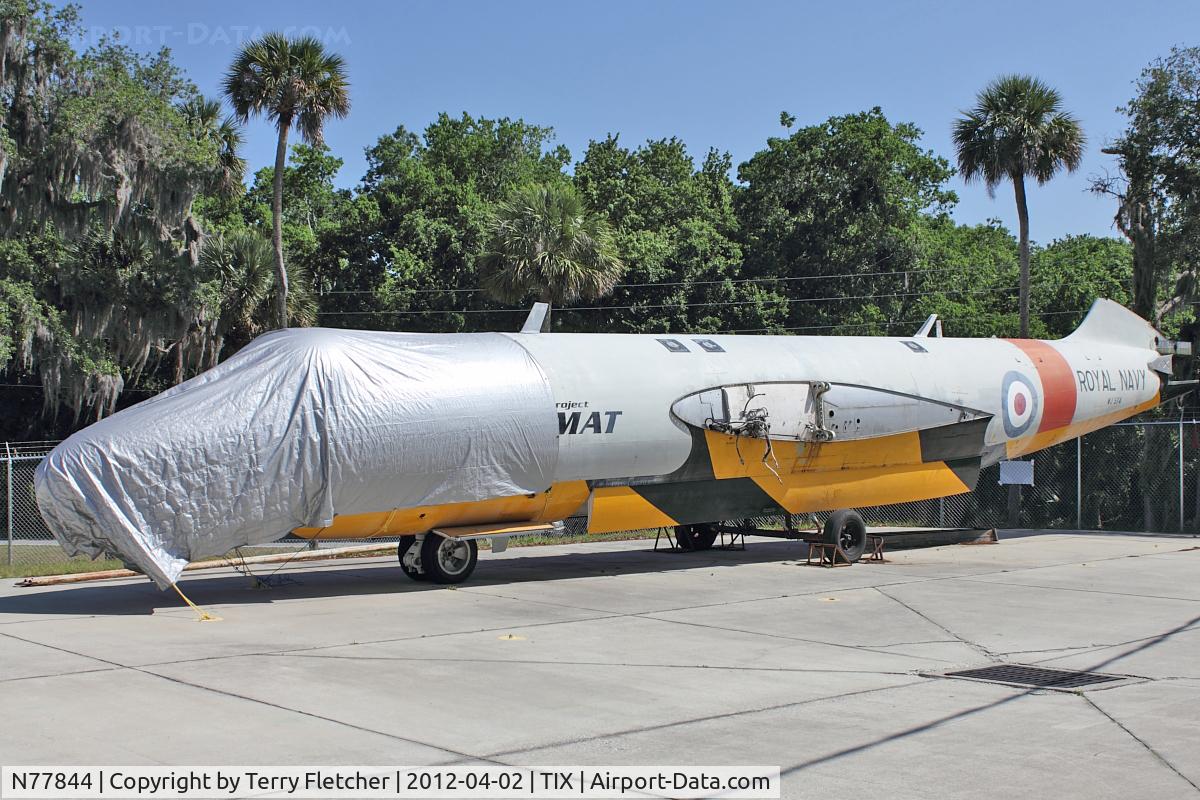 N77844, 1953 English Electric Canberra TT.18 C/N HP/HI/161B, At Valiant Air Command Air Museum, Space Coast Regional  Airport (North East Side), Titusville, Florida