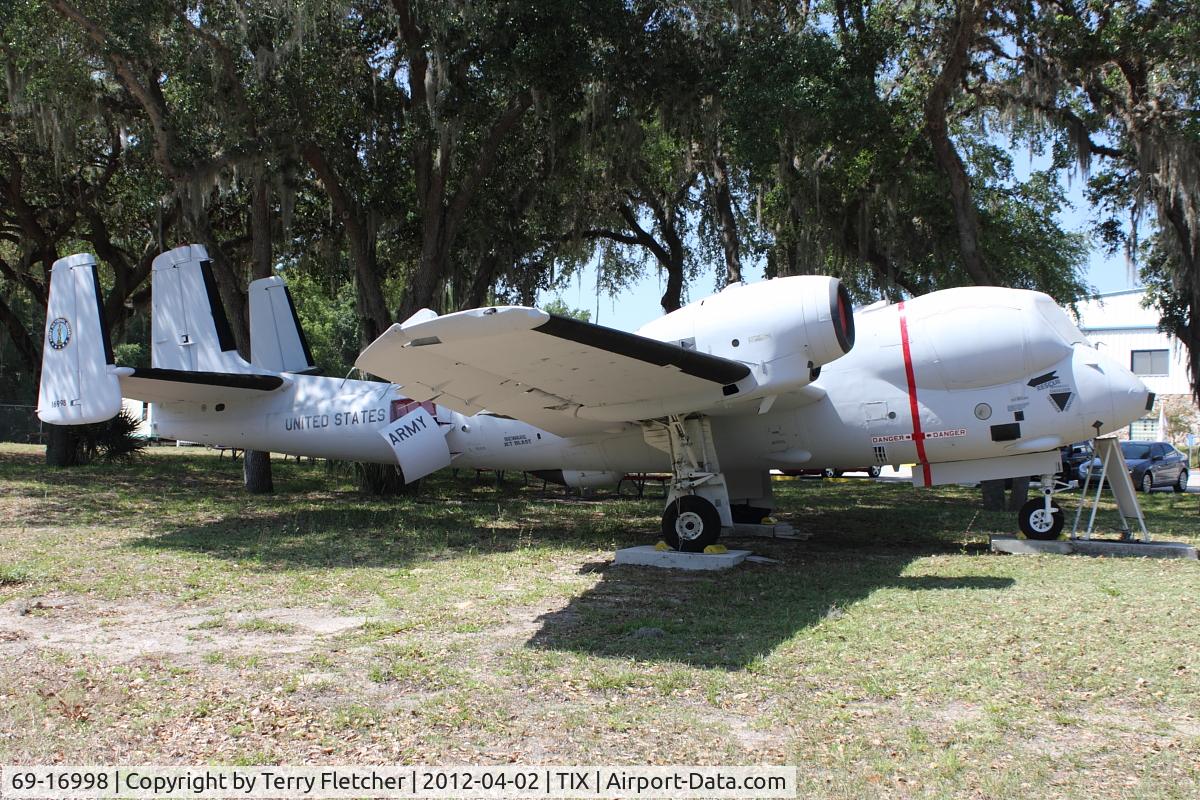 69-16998, 1969 Grumman OV-1D Mohawk C/N 9D, At Valiant Air Command Air Museum, Space Coast Regional  Airport (North East Side), Titusville, Florida