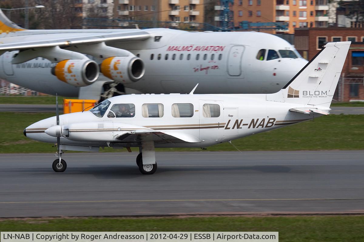 LN-NAB, 1980 Piper PA-31-310 C Navajo C/N 31-8012029, Operated by Blom