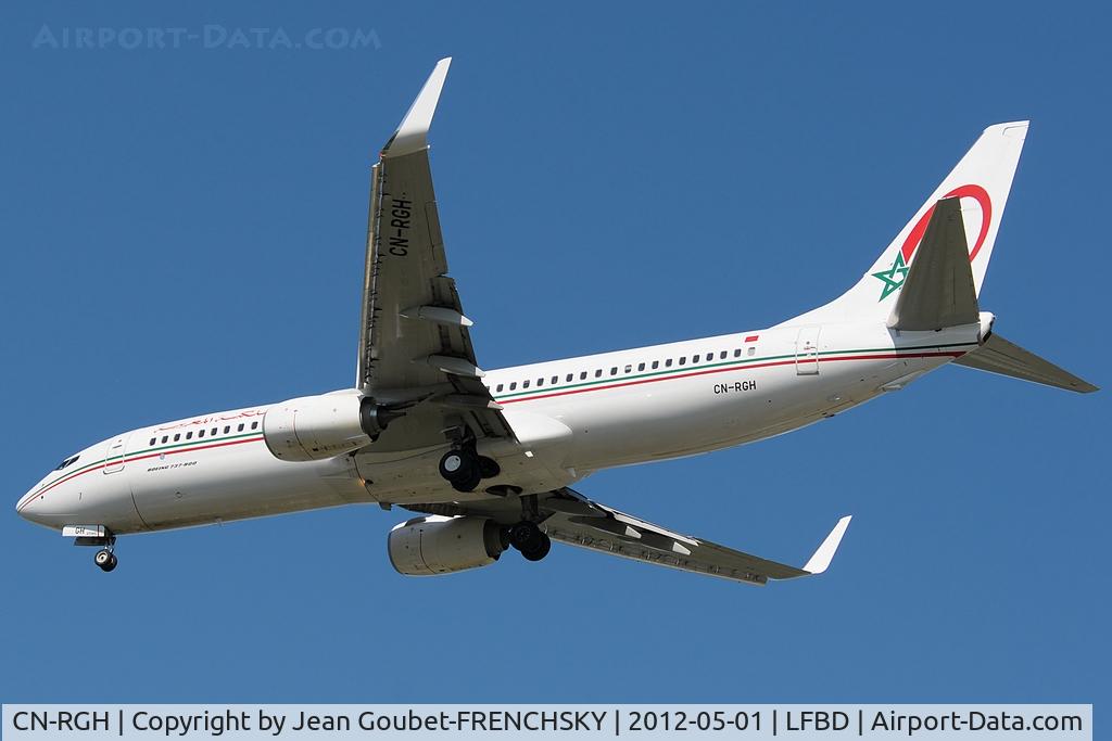 CN-RGH, 2011 Boeing 737-86N C/N 36828 3850, RAM AT792 from Casablanca
