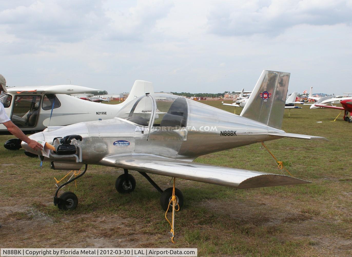 N88BK, 2002 BK Flyers BK1.3 C/N 3480-P, Hummel Bird