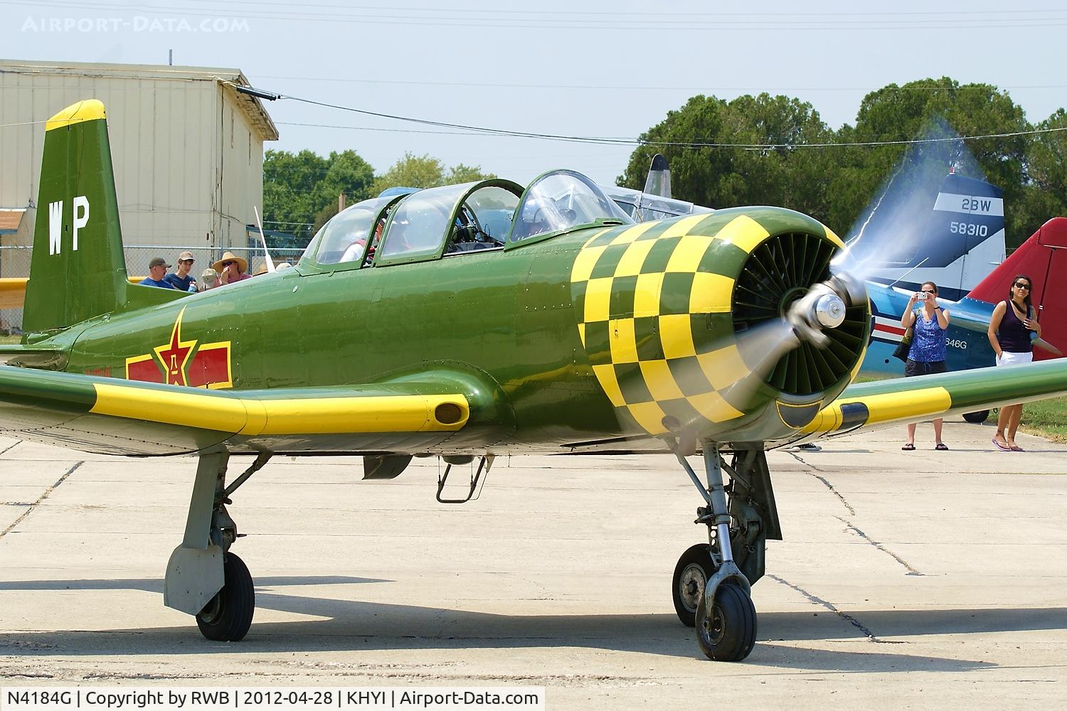 N4184G, Nanchang CJ-6A C/N 1332008, Getting ready for a flight
