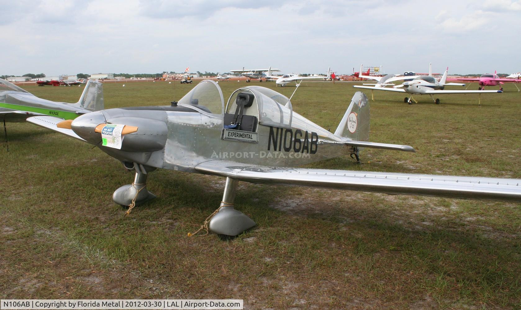N106AB, 1972 MacDonald S-20 C/N 1, MacDonald S-20
