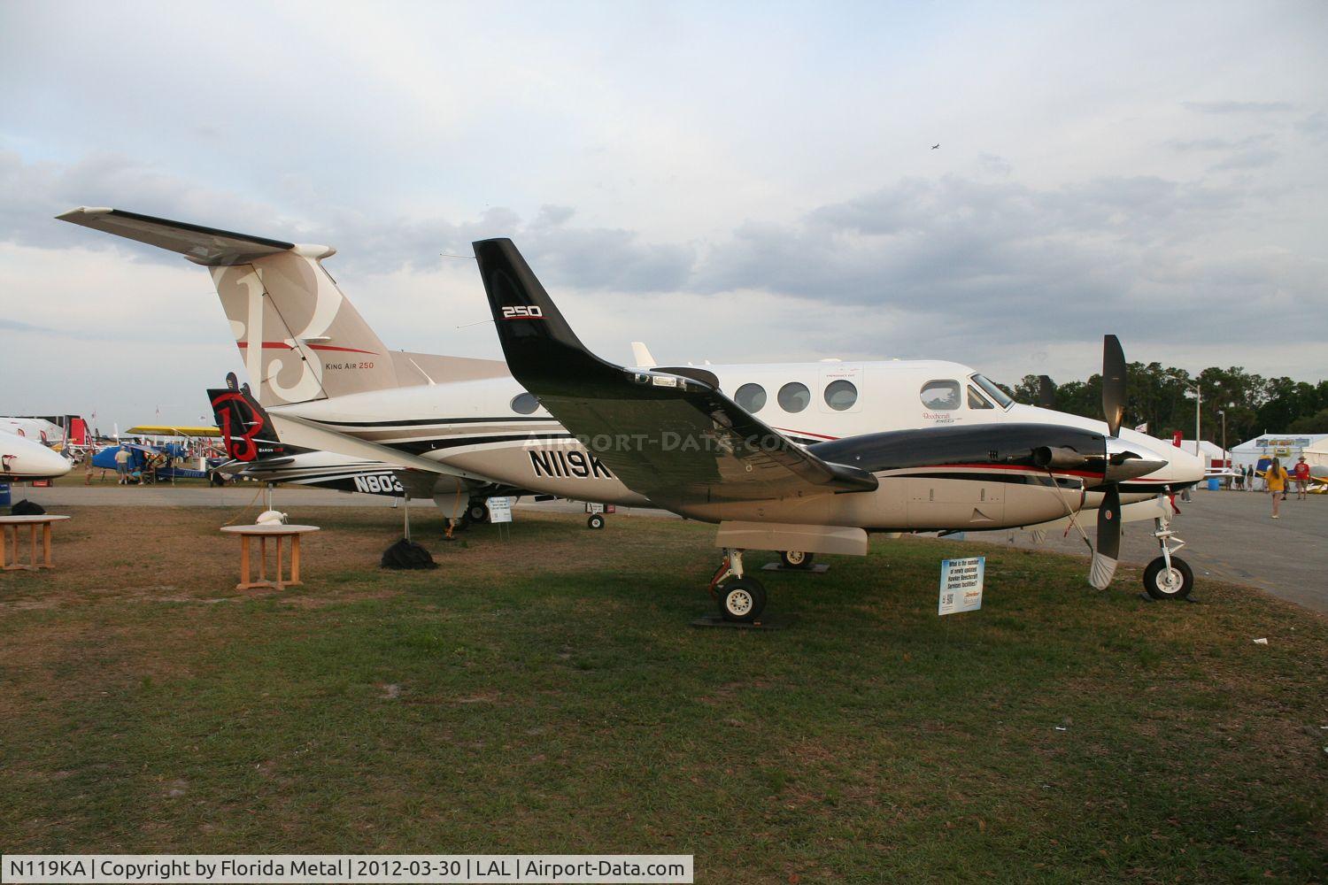 N119KA, 2011 Hawker Beechcraft B200GT King Air C/N BY-119, Beech 250 Kingair