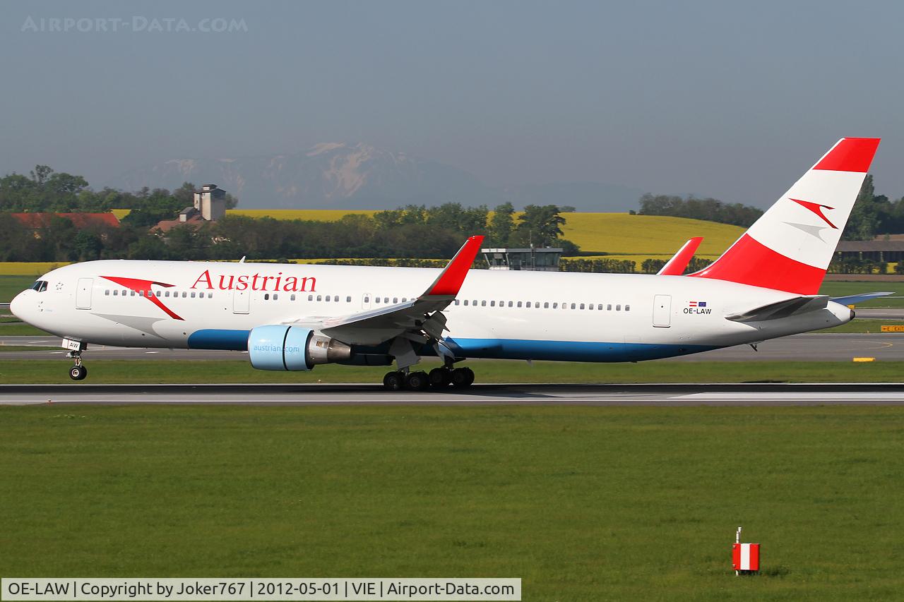 OE-LAW, 1992 Boeing 767-3Z9/ER C/N 26417, Austrian Airlines
