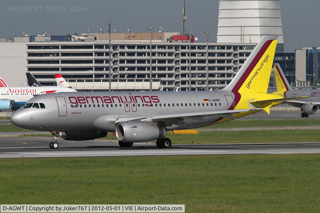 D-AGWT, 2012 Airbus A319-132 C/N 5043, Germanwings