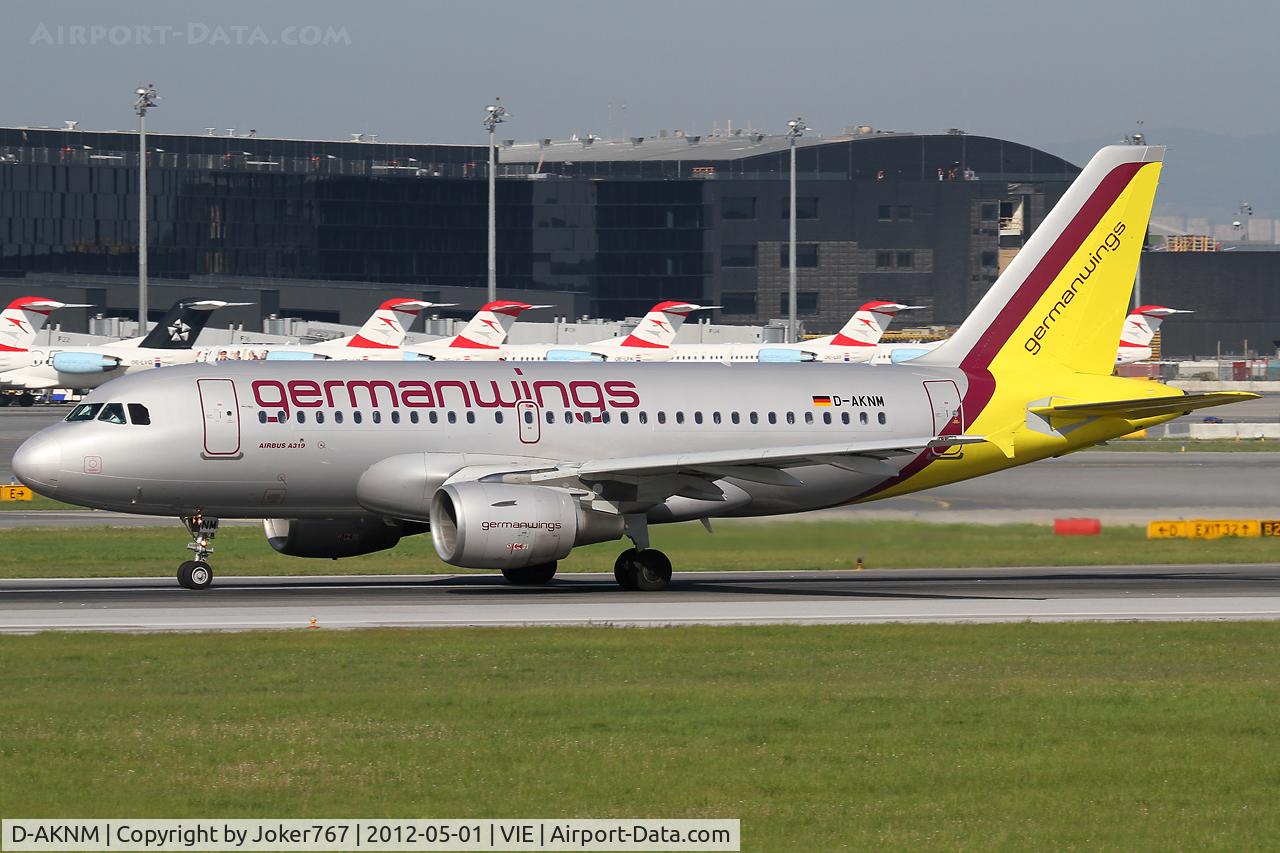 D-AKNM, 1999 Airbus A319-112 C/N 1089, Germanwings