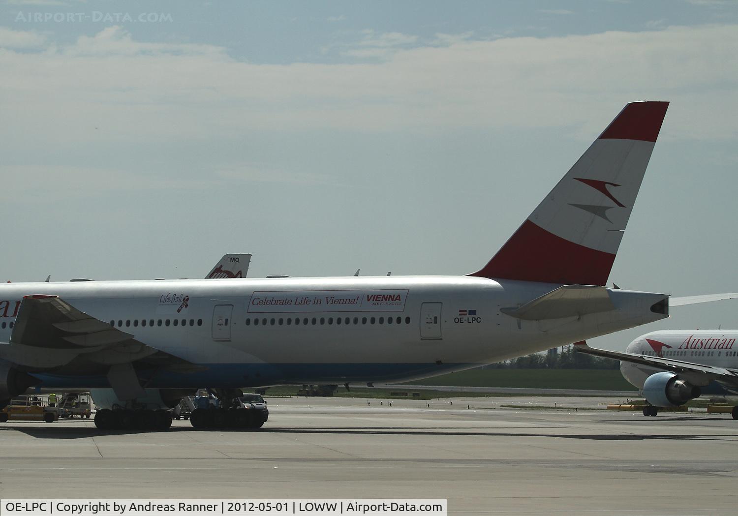 OE-LPC, 2002 Boeing 777-2Z9/ER C/N 29313, Austrian Airlines Boeing 777