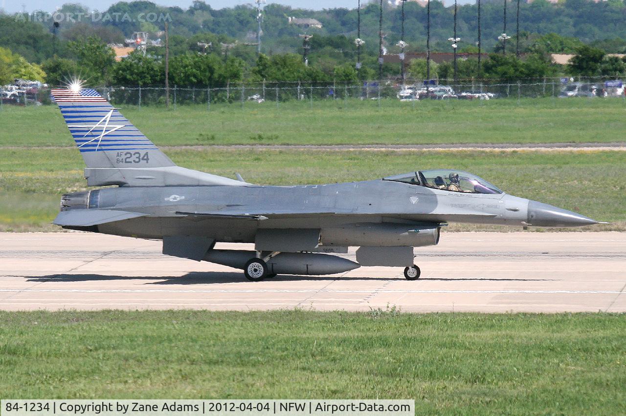 84-1234, 1984 General Dynamics F-16C Fighting Falcon C/N 5C-71, At NASJRB Fort Worth - Lockheed Flight Test
