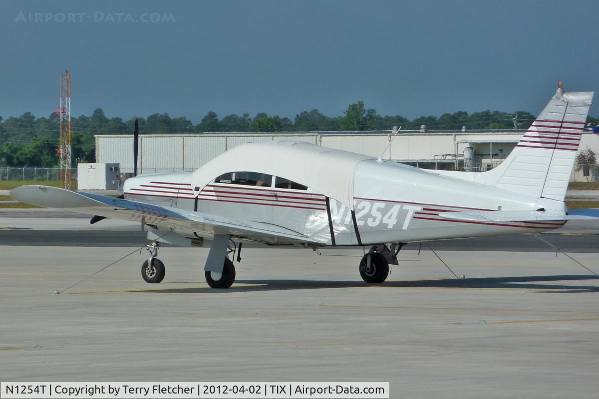 N1254T, 1972 Piper PA-28R-200 C/N 28R-7235248, At Space Coast Regional Airport , Florda