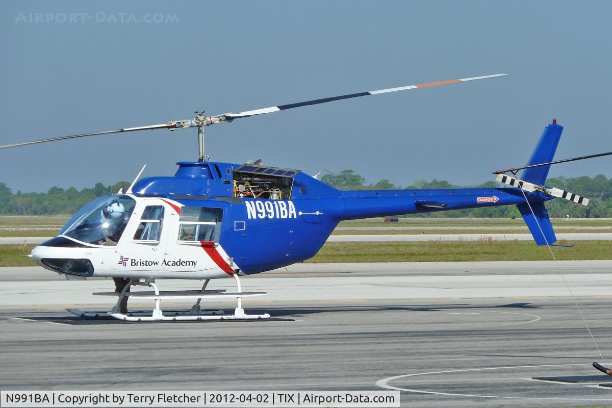 N991BA, 1967 Bell 206B JetRanger II C/N 70, At Space Coast Regional Airport , Florida