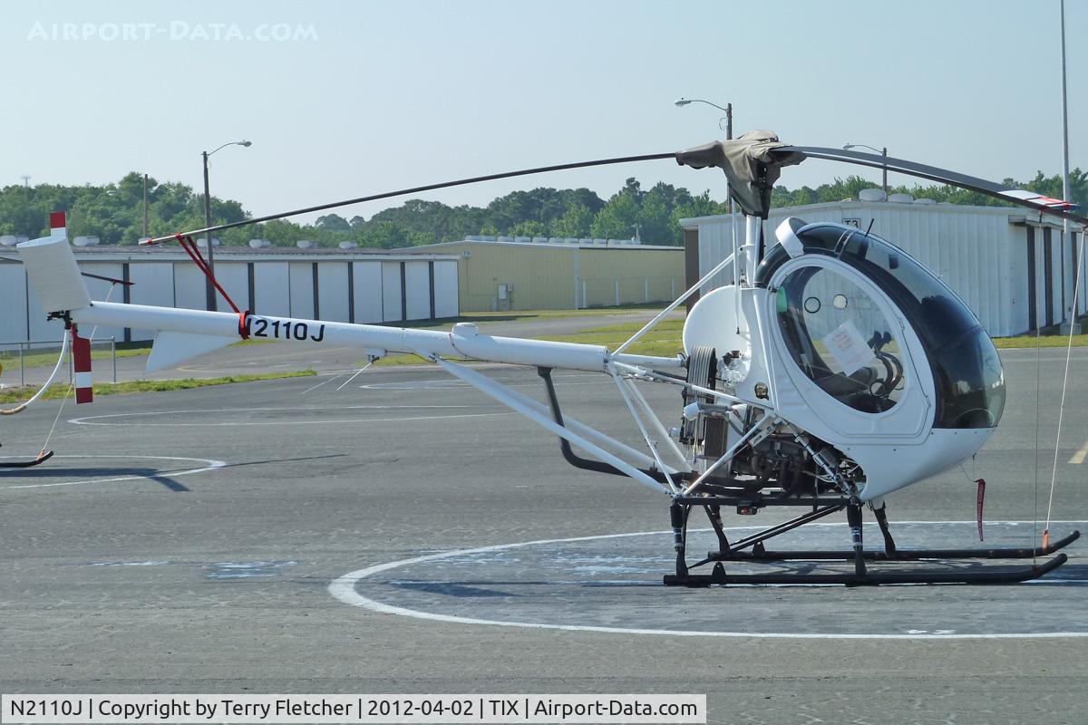 N2110J, Schweizer 269C-1 C/N 0361, At Space Coast Regional Airport , Florida