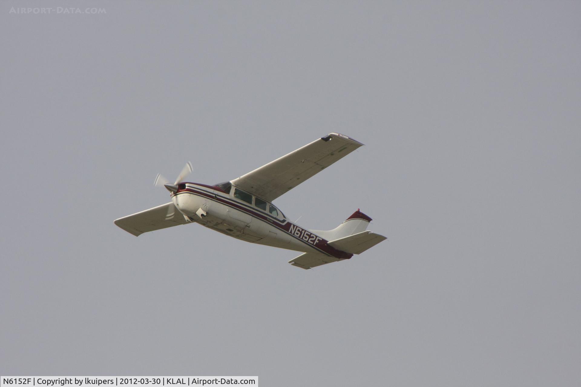 N6152F, 1968 Cessna 210H Centurion C/N 21059052, In take-off at Sun'n Fun 2012