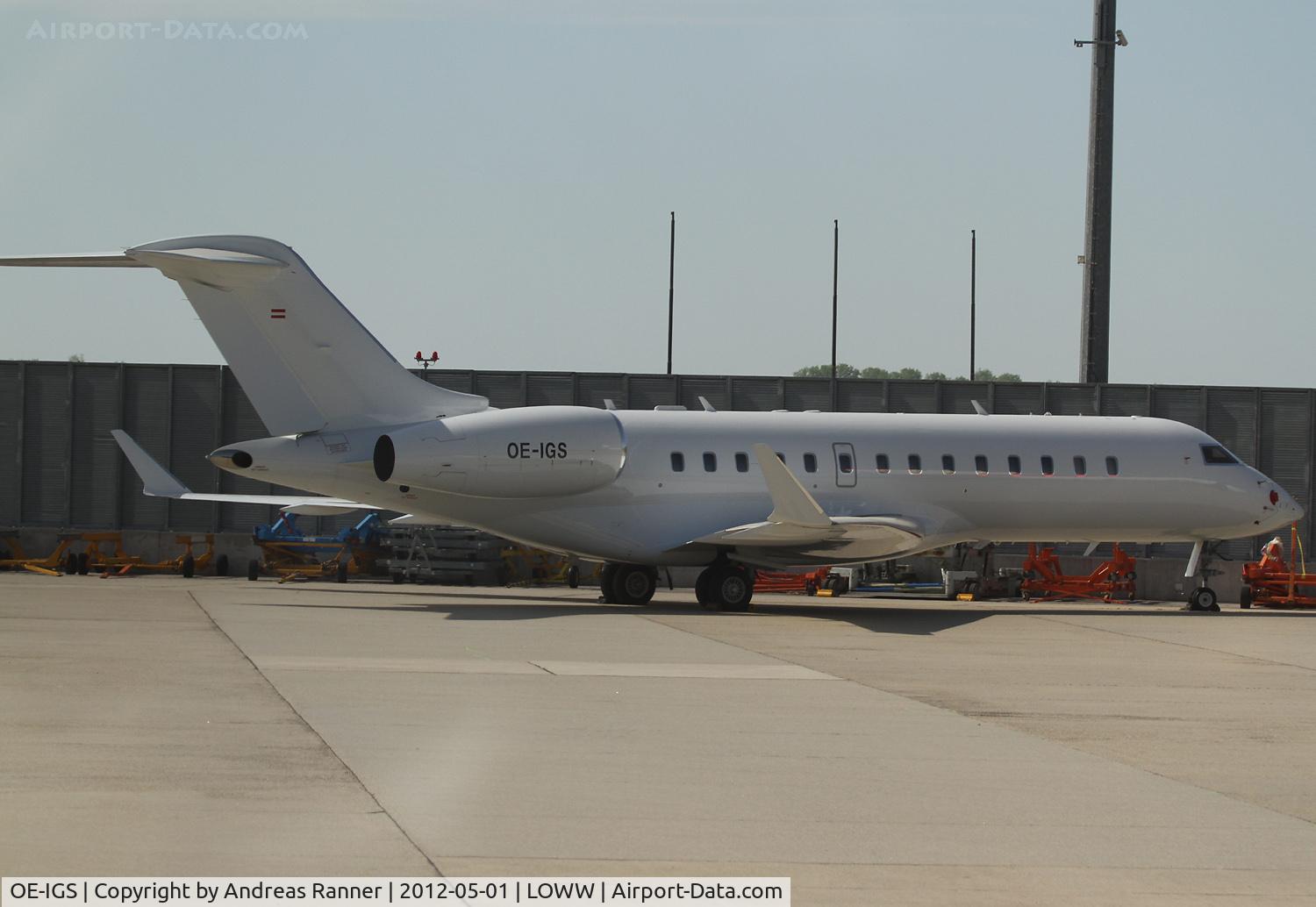 OE-IGS, 2010 Bombardier BD-700-1A10 Global Express C/N 9044, Canadair BD-700